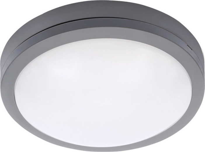 Solight LED outdoor ceiling and wall light Siena grey 20 W