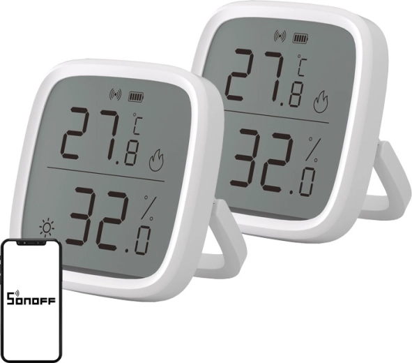 Sonoff ZigBee SNZB-02D Temperature & Humidity Sensor (2 pcs)