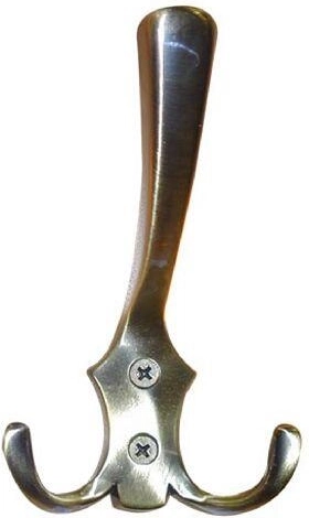 Romana I Hook, nickel matte, 77 × 130 mm