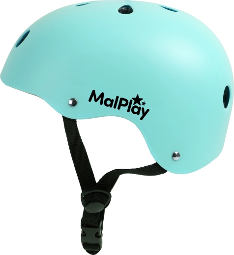 bērnu velosipēda ķivere SafeKiddo, tirkīza, izmērs S (48–54 cm)