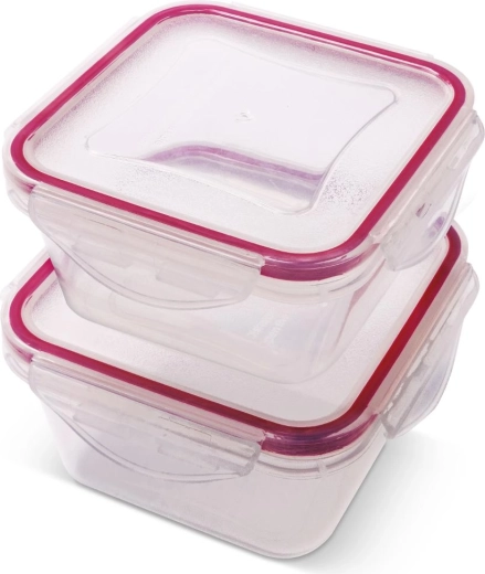 Lamart Clip Square Container Set 2 × 300 ml
