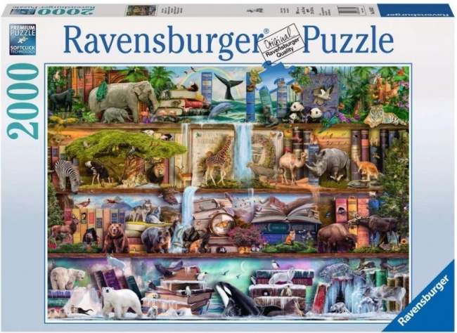 Puzle Ravensburger Savvaļas dzīvnieku valstība 2000 detaļas