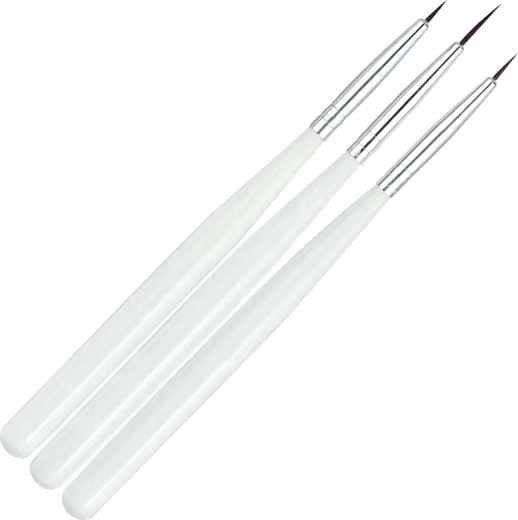 Nagu dekorēšanas otu komplekts - 3 gab.