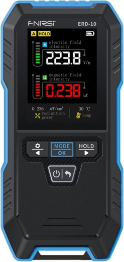 Fnirsi ERD-10 elektromagnētiskā starojuma detektors 4 vienā