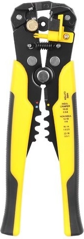 Automātiskās atizolēšanas knaibles ar griezēju un krimpēšanas žokļiem