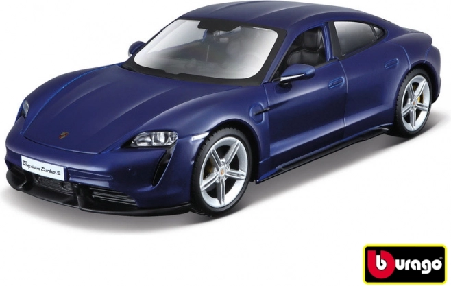 Porsche Taycan Turbo S 2019 Car Model in 1:24 Scale