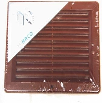 Ventilācijas reste ar insektu sietu 200 × 200 mm, balta
