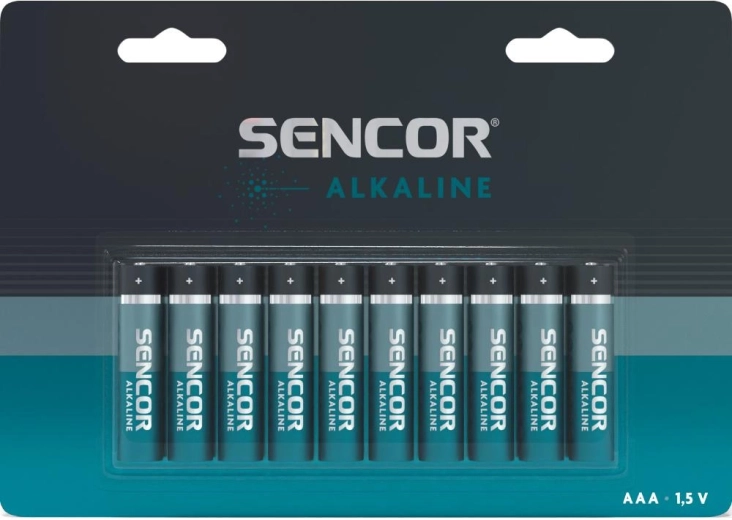 Sencor alkaline batteries AAA LR03, 10 pcs