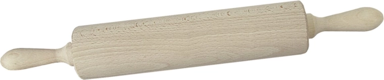 Wooden rolling pin for dough 25/44 cm