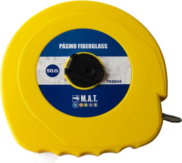 Fiberglass measuring tape 50 m x 13 mm