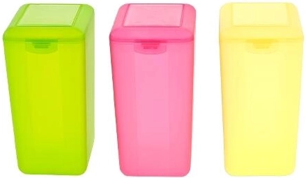 Plastmasas pārtikas kārba ar klipša aizdari 1,6 l, taisnstūrveida, augsta