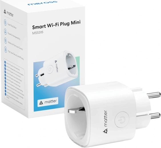 Meross Matter Smart Plug with Energy Monitoring, 4 pcs
