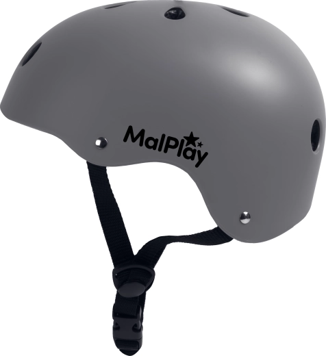 bērnu velosipēda ķivere SafeKiddo pelēka (S, 48–54 cm)