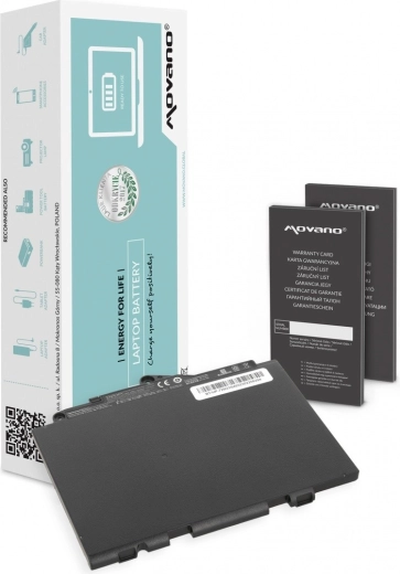 Movano SN03XL Battery for HP EliteBook 725 G3 and 820 G3, 30 Wh