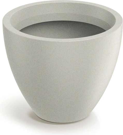 Puķu pods Molio Round 47 cm smilšu krāsā