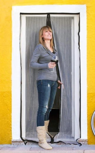 Magnētiska kukaiņu tīkls durvīm 100 × 210 cm