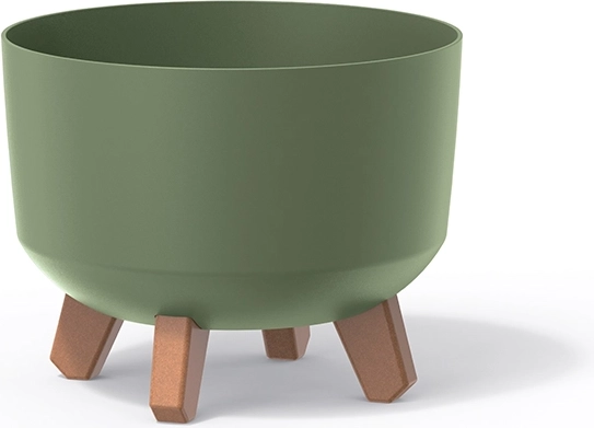 Puķu pods Gracia Standard, zemes zaļš, diametrs 23,8 cm