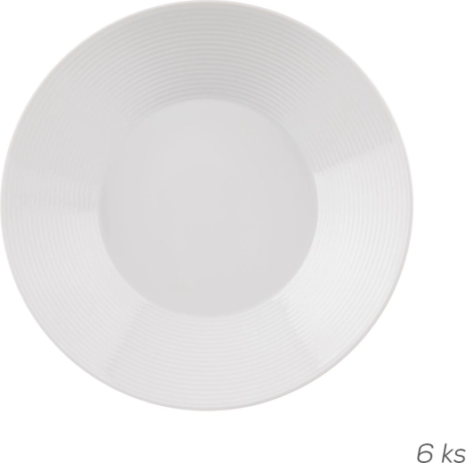 Mona Line Deep Plate 22 cm, Set of 6