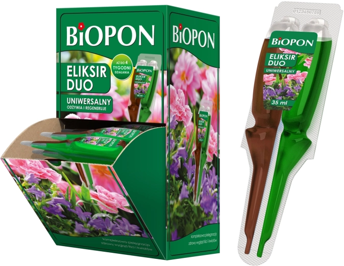 Biopon Eliksīrs Duo ātrai dekoratīvo augu reģenerācijai un barošanai