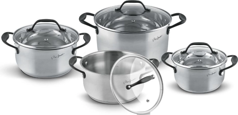 Lamart Potto Stainless Steel Cookware Set 8 Pieces