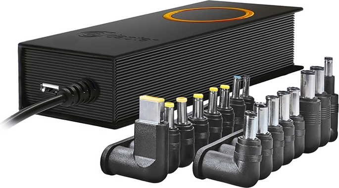 Solight universāls barošanas adapteris portatīvajiem datoriem 90 W ar 16 uzgaļiem