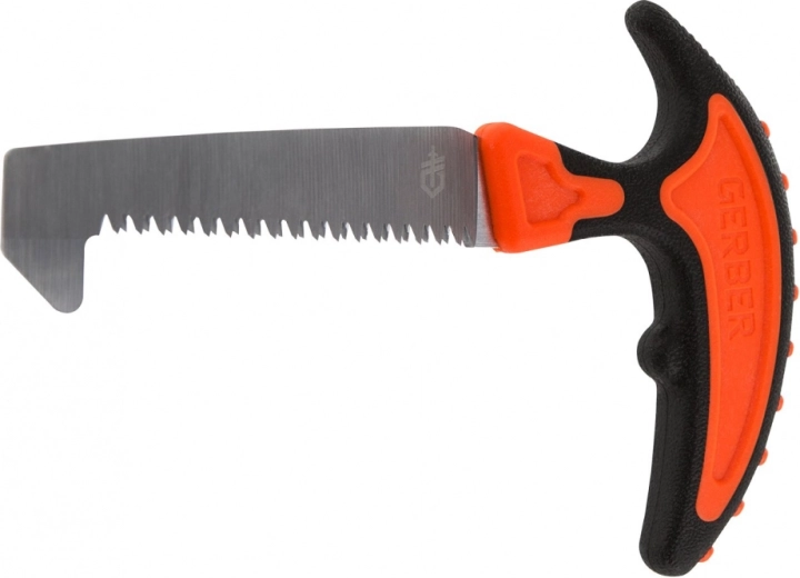 Gerber Vital Pack Saw medību zāģītis 8,8 cm, oranži melns ar maksti
