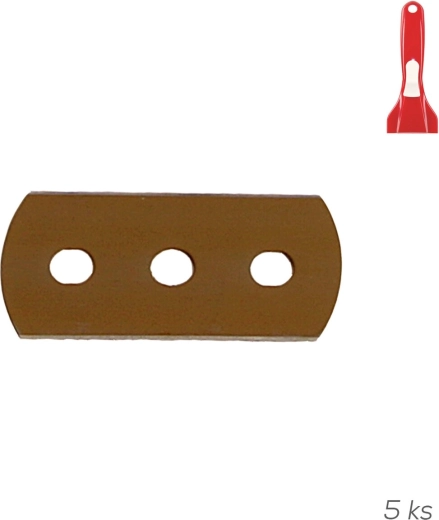 Replacement blades for scraper (set of 5 pcs)