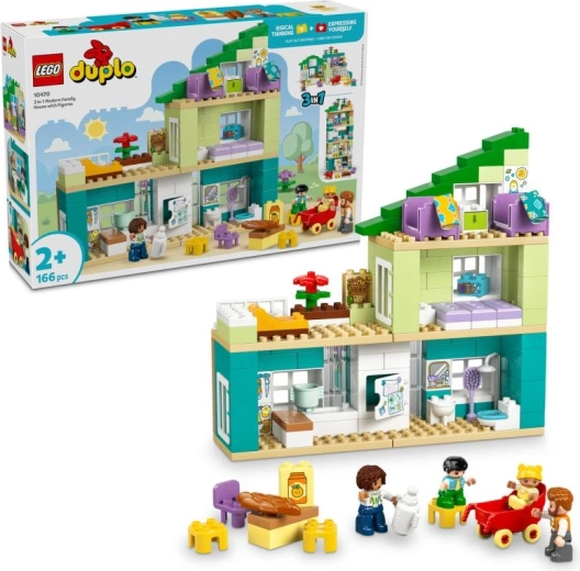 Lego Duplo modernā ģimenes māja 3 vienā