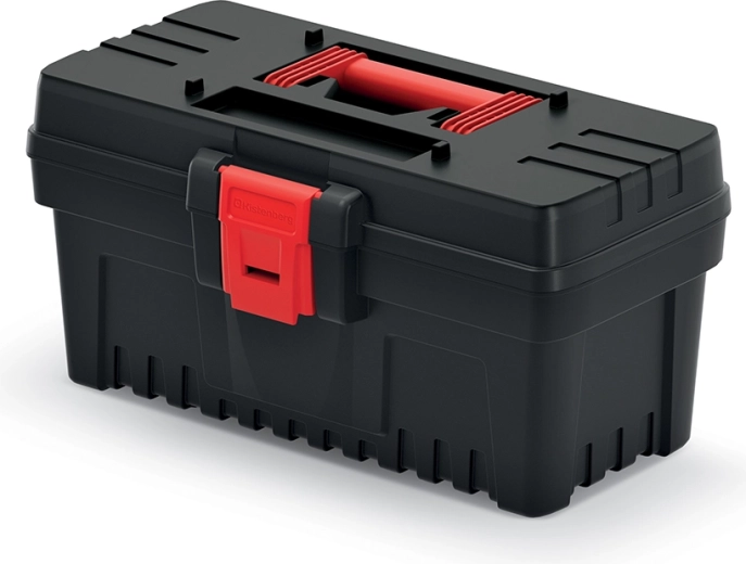 Prosperplast Dark 40 Tool Box, 36 × 19.3 × 18.6 cm, black