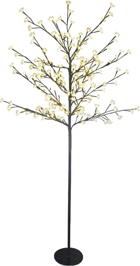 Ziemassvētku LED koks 150 cm ar 150 silti baltām LED gaismas diodēm
