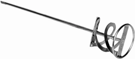 Mixing Spiral 140 × 600 mm M14 Right-Hand, Galvanized