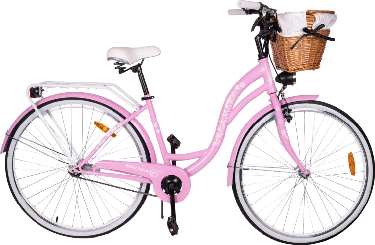 MalTrack pilsētas velosipēds 28" singlespeed milk pink + white - 1 gab.