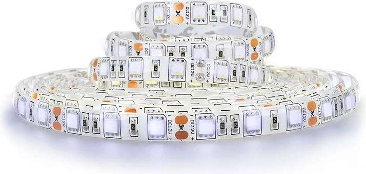 Solight LED gaismas lente 5 m SMD5050 60 LED/m IP65 auksti balta