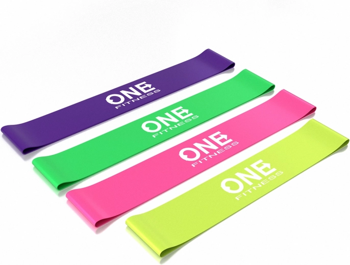 ONE Fitness Resistance Band Set – loop bands for training and rehabilitation