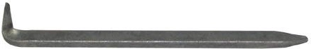 Masonry wall hook 160 mm, 8 × 8, set of 5 pcs