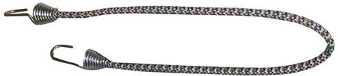 Elastic tie-down cord 0.75 m with metal hooks – Czech made