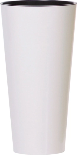 Tubus Slim White Planter 25 cm