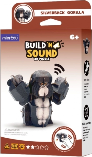 3D Puzzle MierEdu Build and Listen – Gorilla