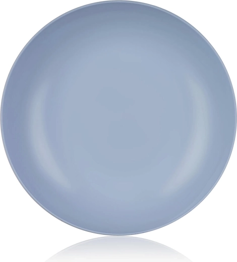 Dziļais plastmasas šķīvis 22 cm CULINARIA ICE zilā krāsā