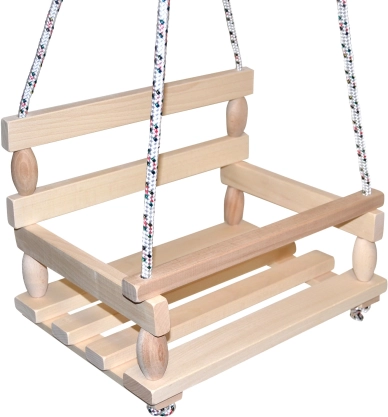 Koka dabīgās bērnu šūpoles