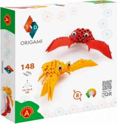Origami 3D Krabji radošais komplekts