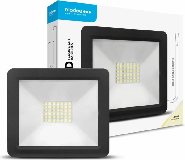 LED Floodlight Modee Lighting A2 Series Slim 30 W 4000 K 2700 lm 120° IP65
