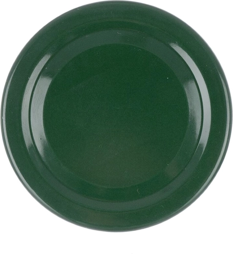 Metāla twist-off vāciņš 63 mm zaļš (10 gab.)