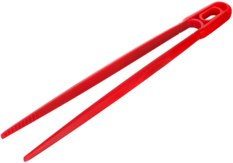 CULINARIA Red Silicone Tongs