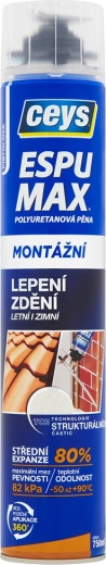 Montāžas un līmēšanas putas 750 ml pistolei CEYS