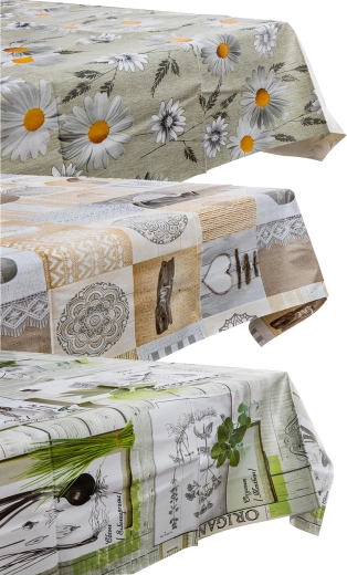 APETIT Tablecloth 100 × 140 cm, PVC, mixed designs