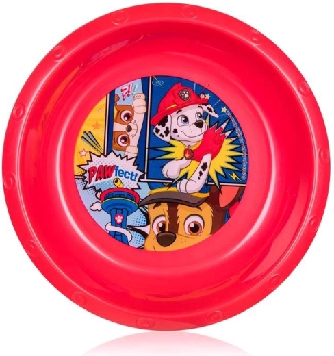 Plastic bowl with PAW PATROL design 17 cm