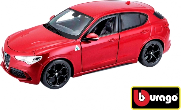 Bburago automašīnas modelis 1:24 Alfa Romeo Stelvio sarkans