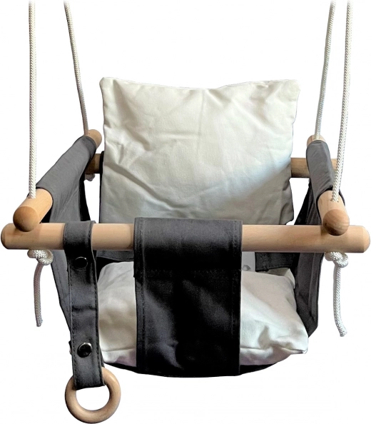 Bērnu tekstila šūpoles melnbaltas 2Kids Toys