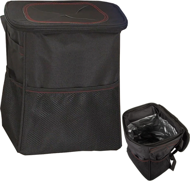 Mini atkritumu organizators automašīnai